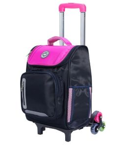 حقيبة مدرسية بعجلات للأطفال من إيزي - بينك