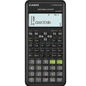 Casio Calculator (FX-570ES PLUS-2WDTV) Scientific Digital, Black