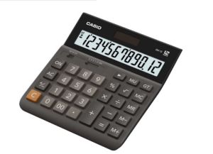 Casio Calculator (DH-12-BK-W-DP) Practical, Black