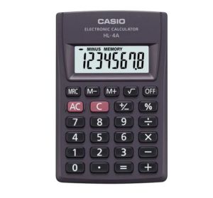 Casio Calculator (HL-4A-W-DP) Practical, Black