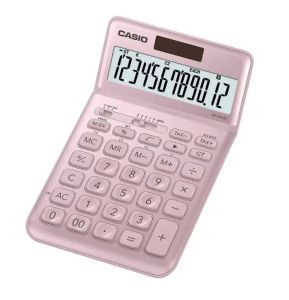 آلة حاسبة كاسيو (JW-200SC-PK-N-DP)، عملية، باللون الوردي