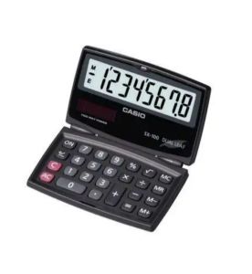 Casio Calculator (SX-100-W-DH) Portable, Black