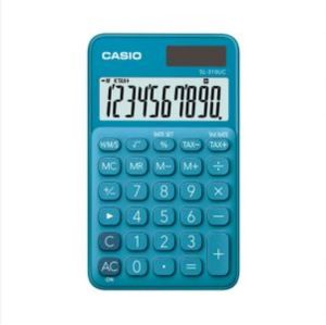 Casio Calculator (SL-310UC-BU-N-DC) Portable, Blue