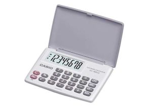 Casio Calculator (LC-160LV-WE-W-DH) Portable, White
