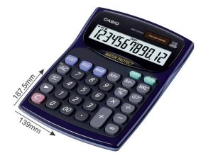 Casio Calculator (SL220MS-BU-S-DP) Practical, Blue
