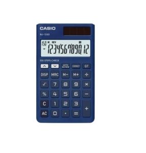 Casio Calculator  (NJ-120D-BU-W-DH-W) Practical, Blue