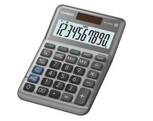 Casio Calculator (MS-100FM-W-DP) Practical, Grey