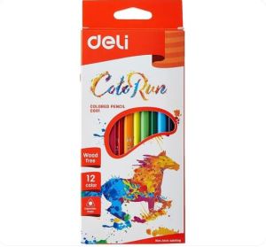 Deli Wooden12 Colored Pencil -C00100