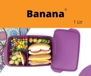 Banana Lunch Box 1 L -Purple