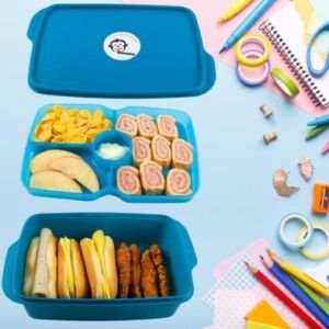 Banana Lunch Box1.5 L - Turquoise