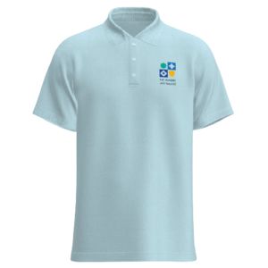 T-shirt Short-Sleeve Polo, Light Blue