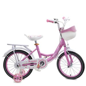 Mountain gear Kids Cycle with Hand Brake Tools Carrier Seat and Basket Pink 12 inch 