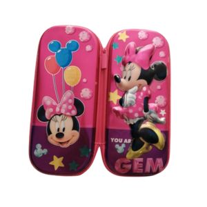 Disney "Minnie And Mickey" Pencil Case for Girls, Fuchsia