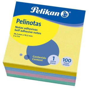 Pelikan Notes 76x76mm 100 Sheets Neon Yellow 