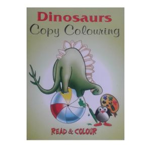 Dinosaurs Copy Colouring Book