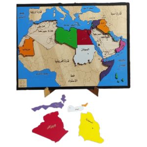 Map of The Arab World