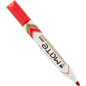Deli Whiteboard Pen, Round Nib, 2 Mm, Red