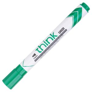Deli Whiteboard Pen, Round Nib, 2 Mm, Green