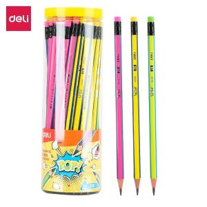 Deli Pencil with Eraser 2B - Box of 50 Pieces - Eu52606