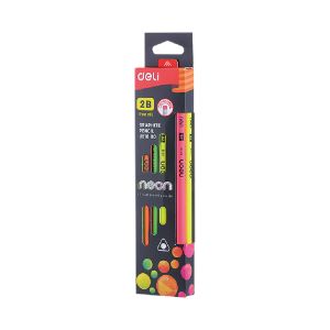Deli Neon Pencil 12 Pieces 2b -EU51800