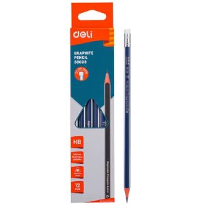 Deli Pencil -12 Pieces hb -E38039