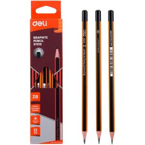 Deli Pencil -12 Pieces 2b -E37015