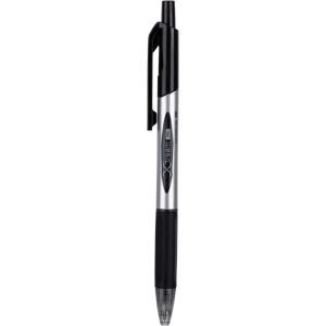 Deli Pen Retractable ,Black , 0.7mm,EQ11-BK