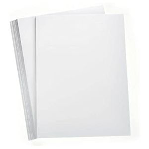 White B5 papers - Packet -100 sheets