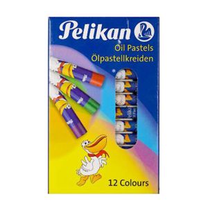 Pelikan Oil Pastel Color Round Box (12 Colors)