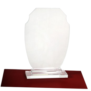  Glass Crystal Trophy Transparent, Different sizes