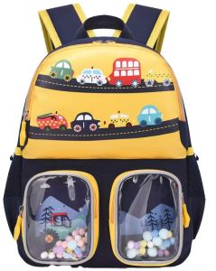 Prima Backpack - For Boys-14INCH-KG-Yellow