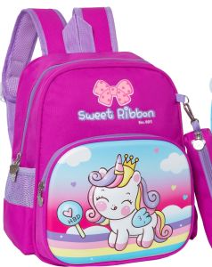 PRIMA kids girls backpack 13"-Pink