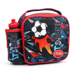 Prima Football Lunch Bags with Water Bottle for Boys