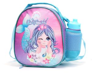 Prima Lunch Bags with Water Bottles for Girls, Cyan