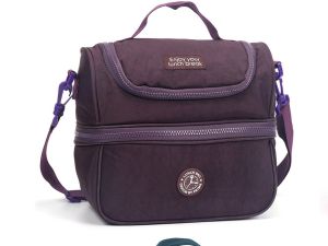 Prima Adult Lunch Bag 2 Pocket-Purple