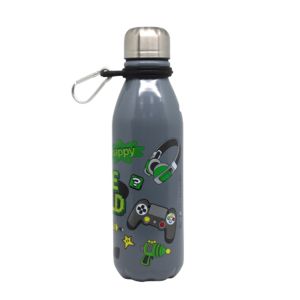 Prima Aluminum Water Bottle 600 ML, -Grey
