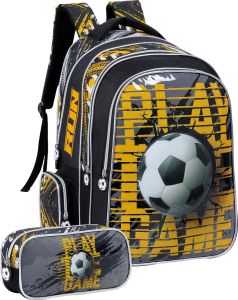 حقيبة ظهرلمحبي كرة القدم من  بريما ولادي مع مقلمة هدية