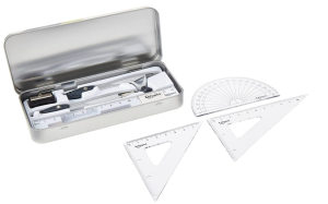 Engineering tools Mabed 9 PCS Math Set With 2 Metal Compass