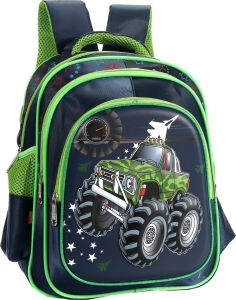 Prima Backpack -3 Pocket - For Boys - 14 Inch – Kg 