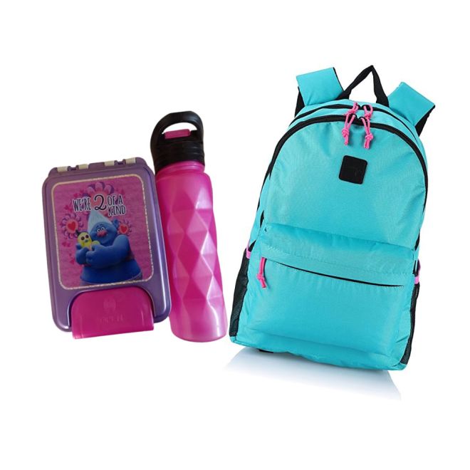 School bag hotsell and water bottle