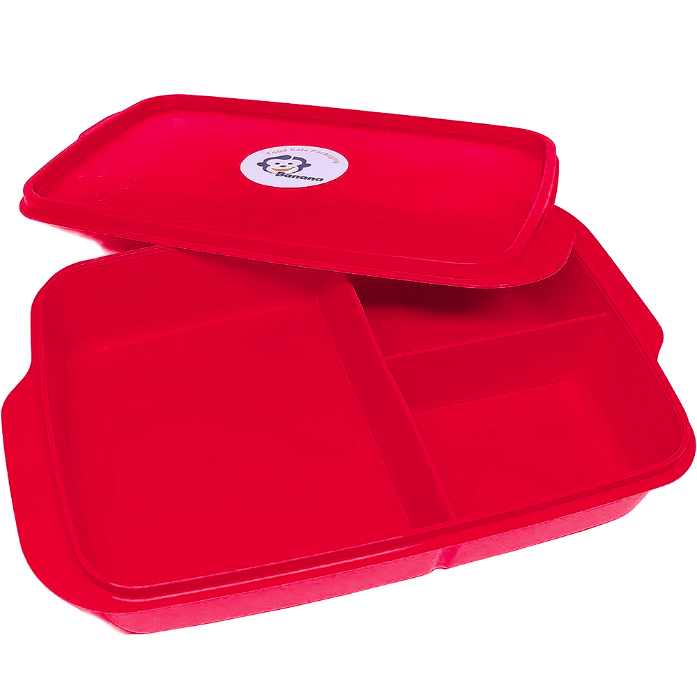 Banana Lunch Box 1 Liter - Red