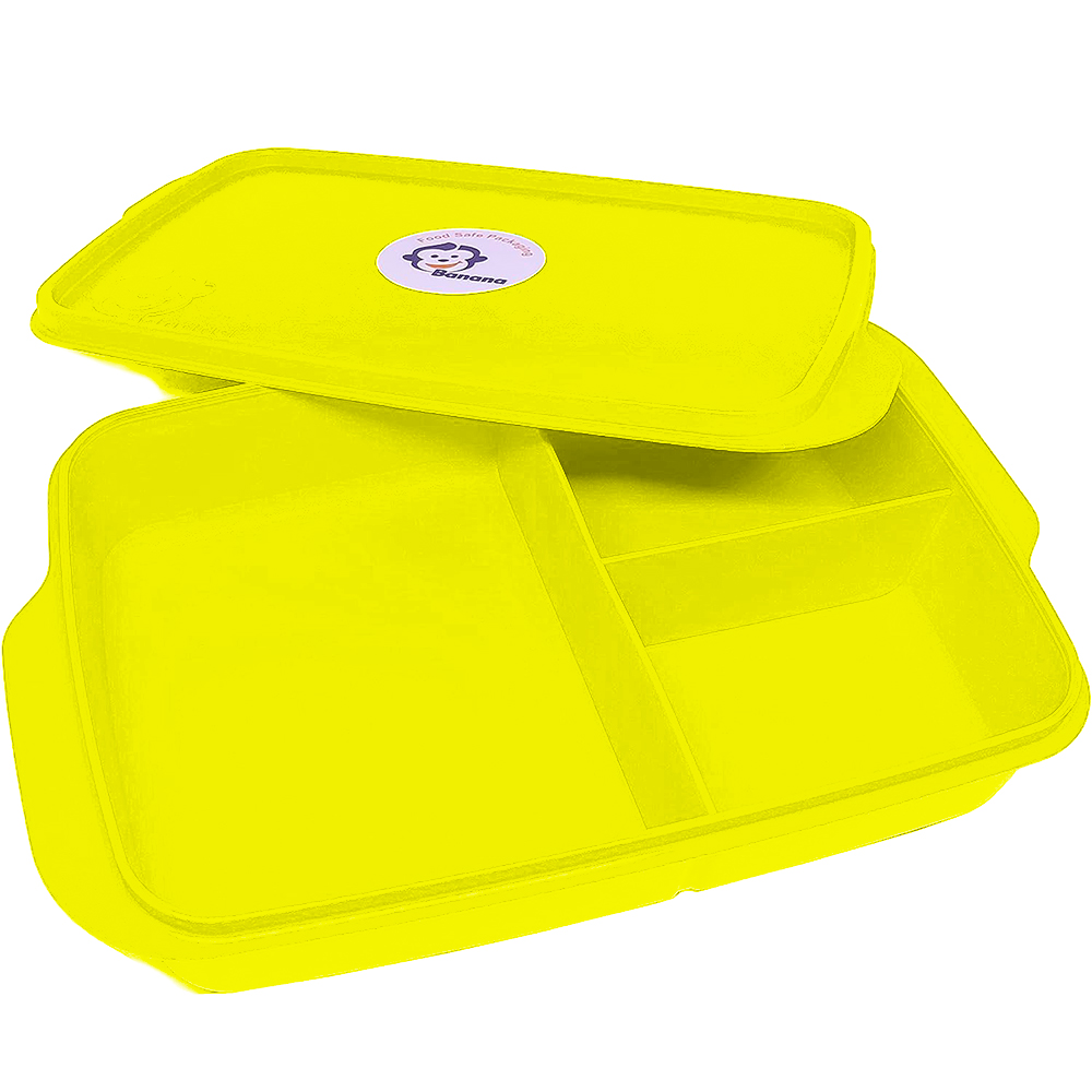 Banana Lunch Box 1 Liter -ASSORRTED-Yellow