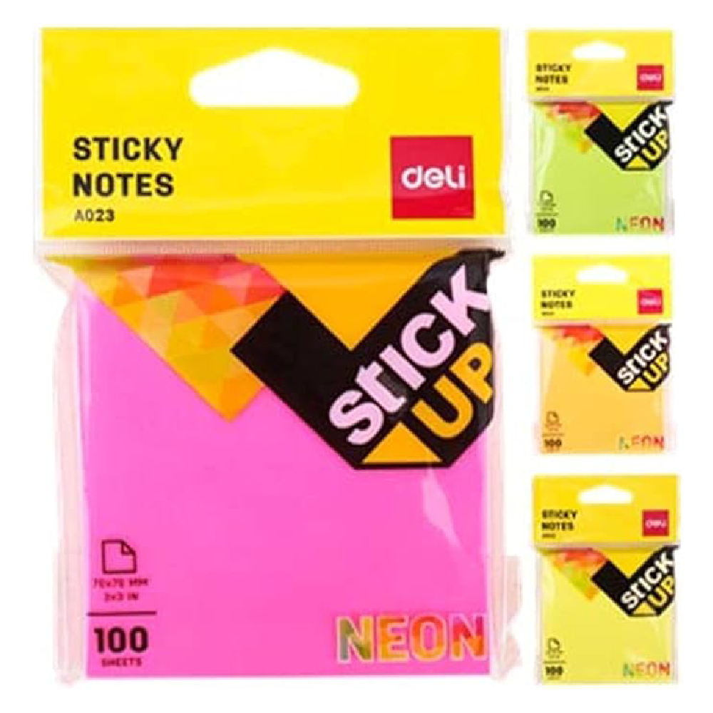 Deli Sticky Note,3*3,100 Sheets,EA02302