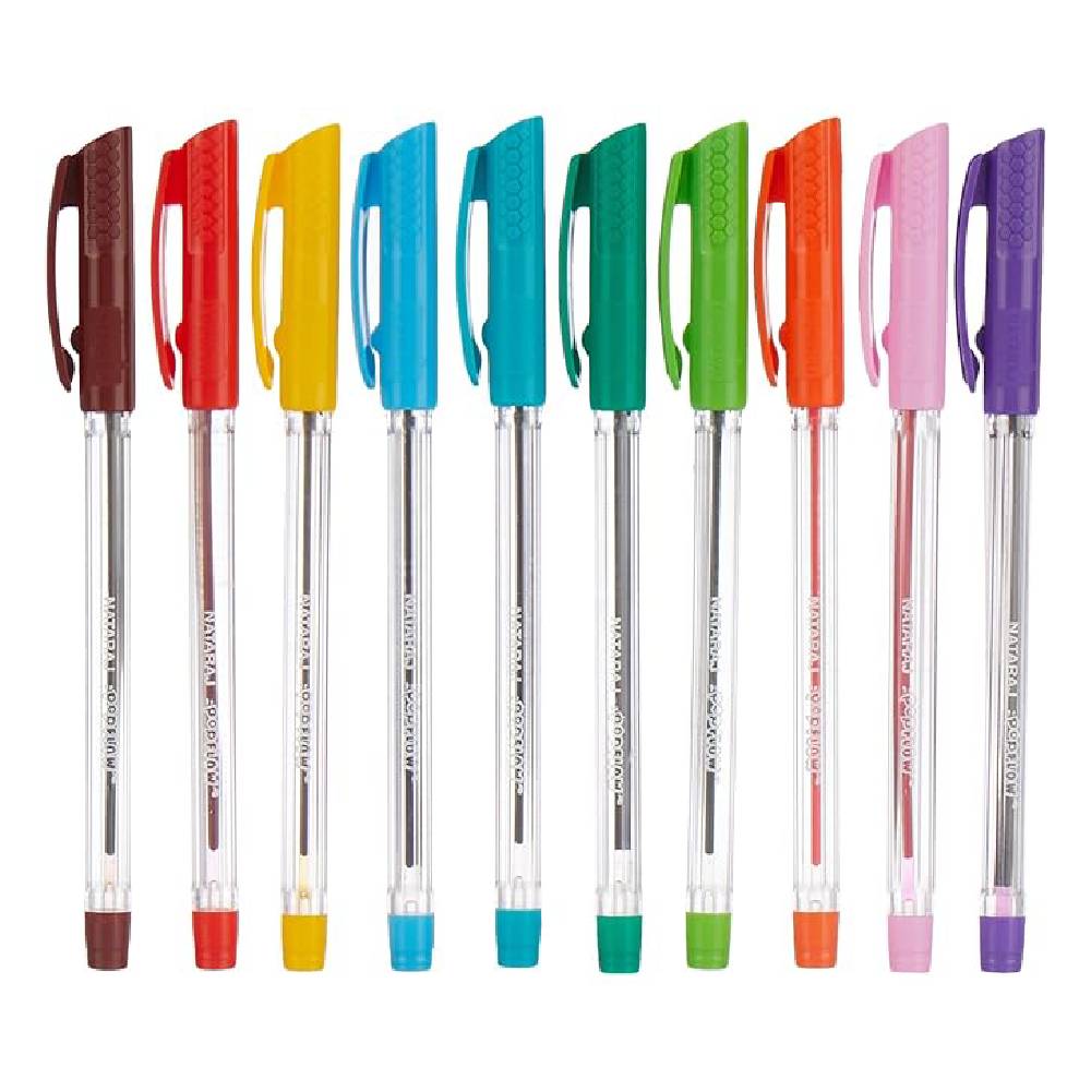 Nataraj-Ink Color Pen - 10 PCS PVC