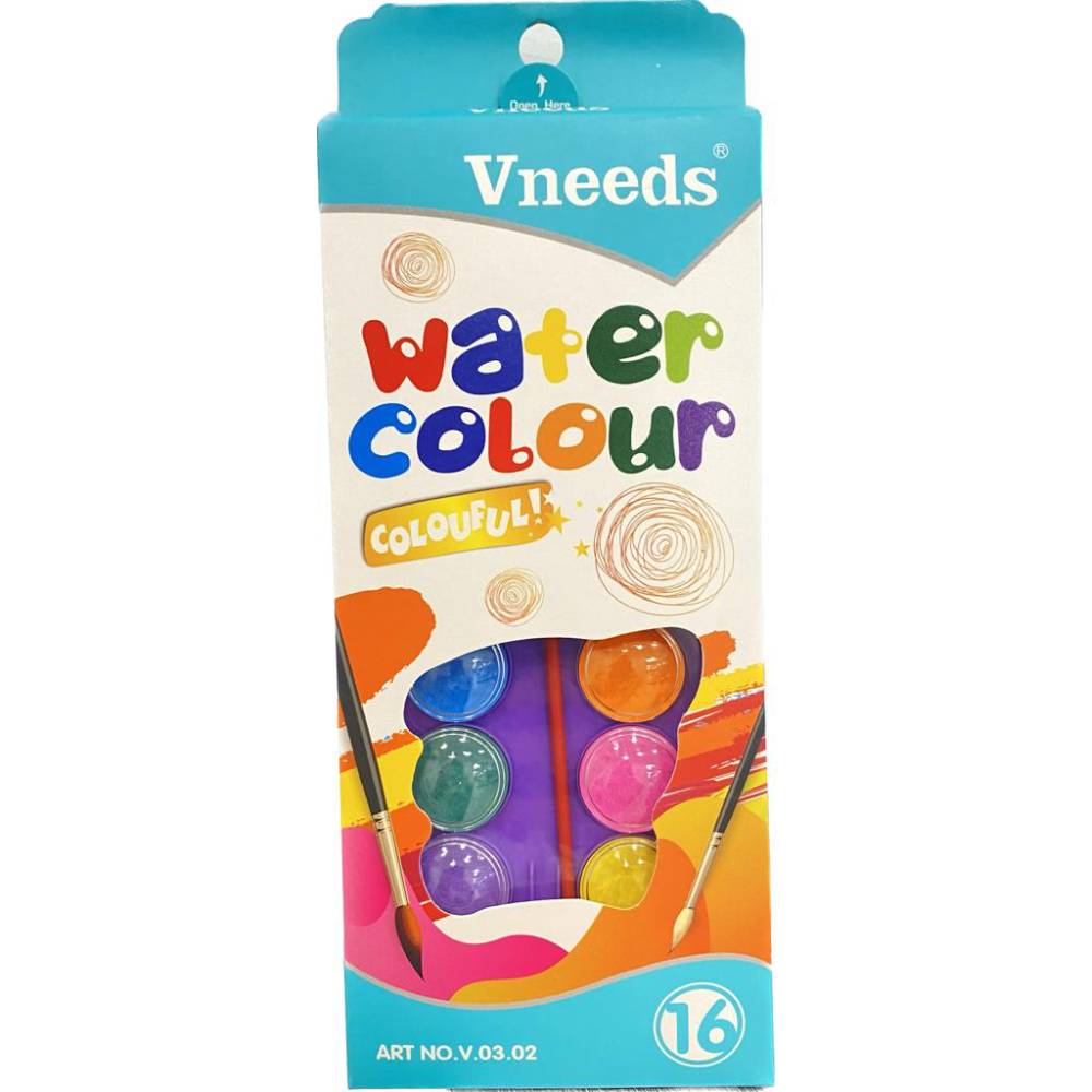 Vndeeds Watercolors- 16 Colors