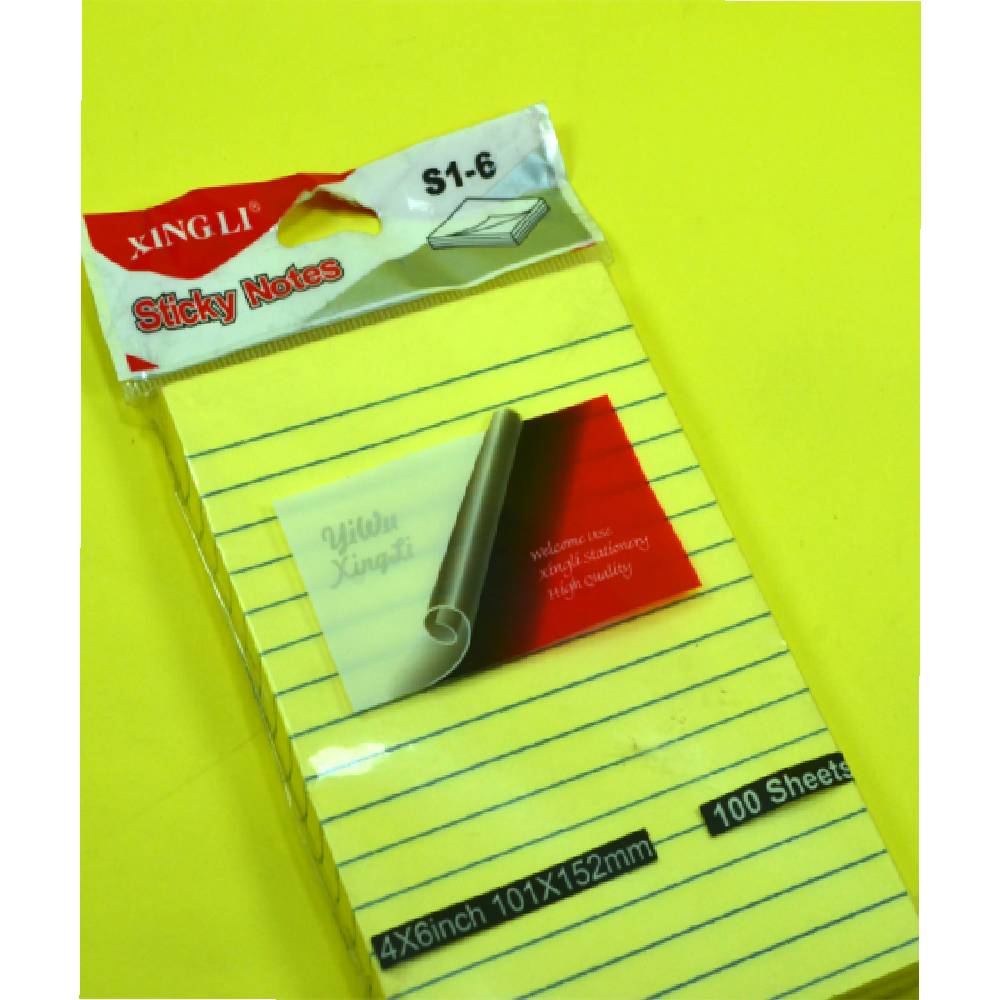 Sticky Notes Post It 4*6 Inch Lined Color 