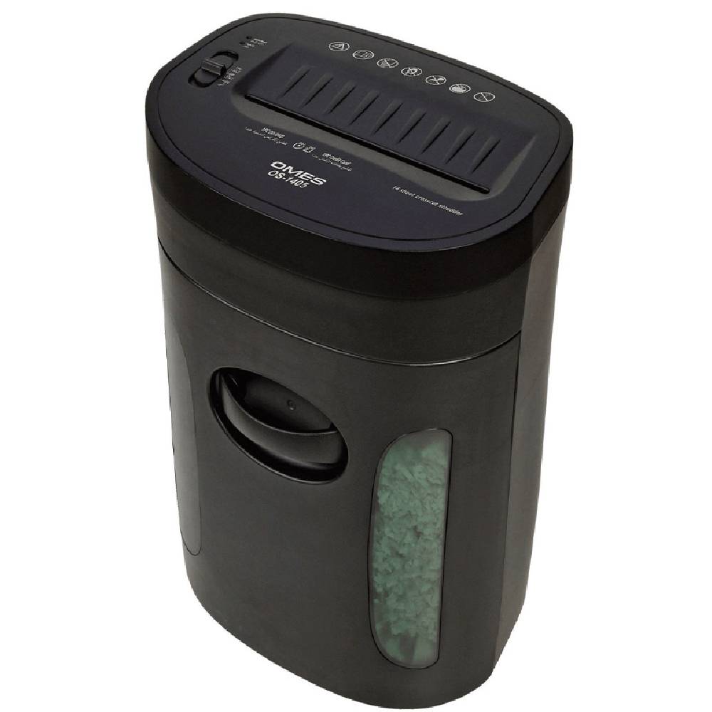 OMES Shredder 14 Sheets OS1405 Card/CD/21.5L Capacity