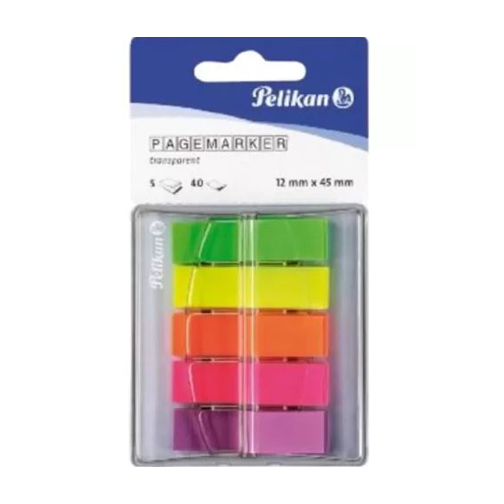 Pelikan PageMaker Dispenser 12X45mm 5X40 Sheets, Multicolor