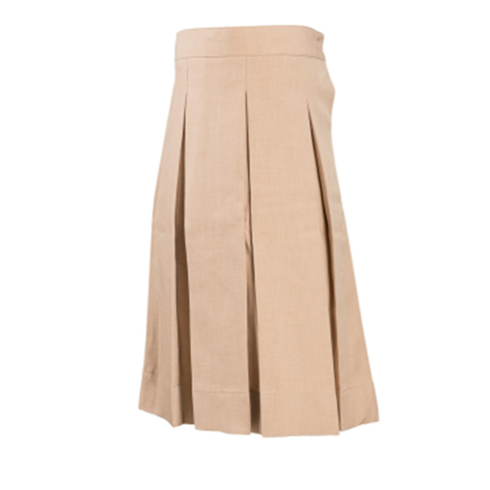 School Skirt KG For Girls, Beige